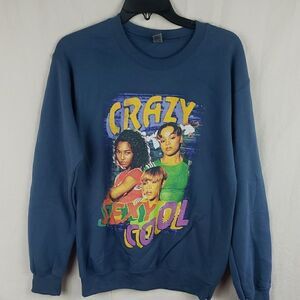 TLC Crazy Sexy Cool Blue Women's Small Sweatshirt